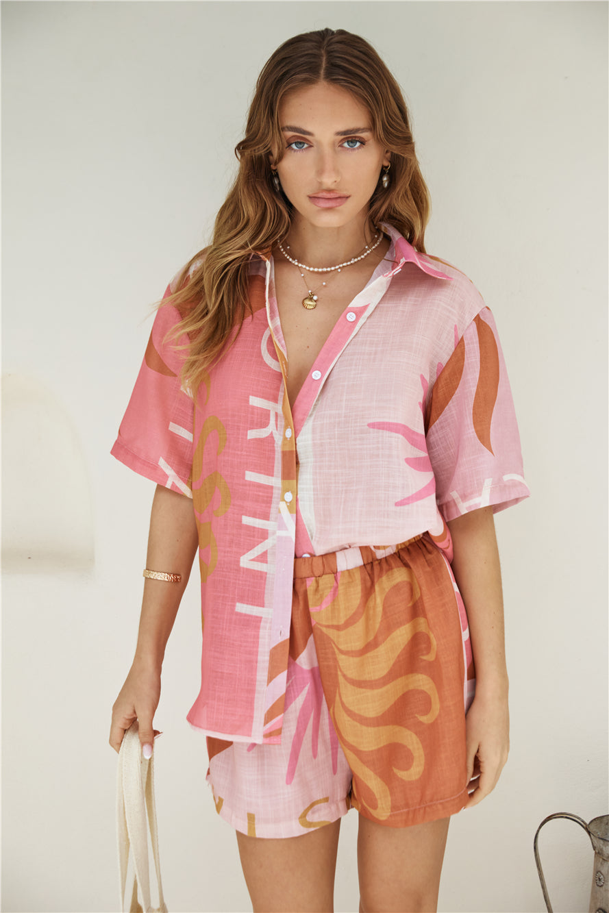 Heating Up Set Pink-Seaa Fashion