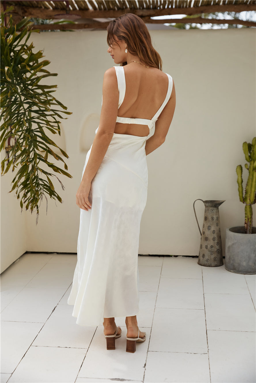 Alba Maxi Dress Cream-Seaa Fashion