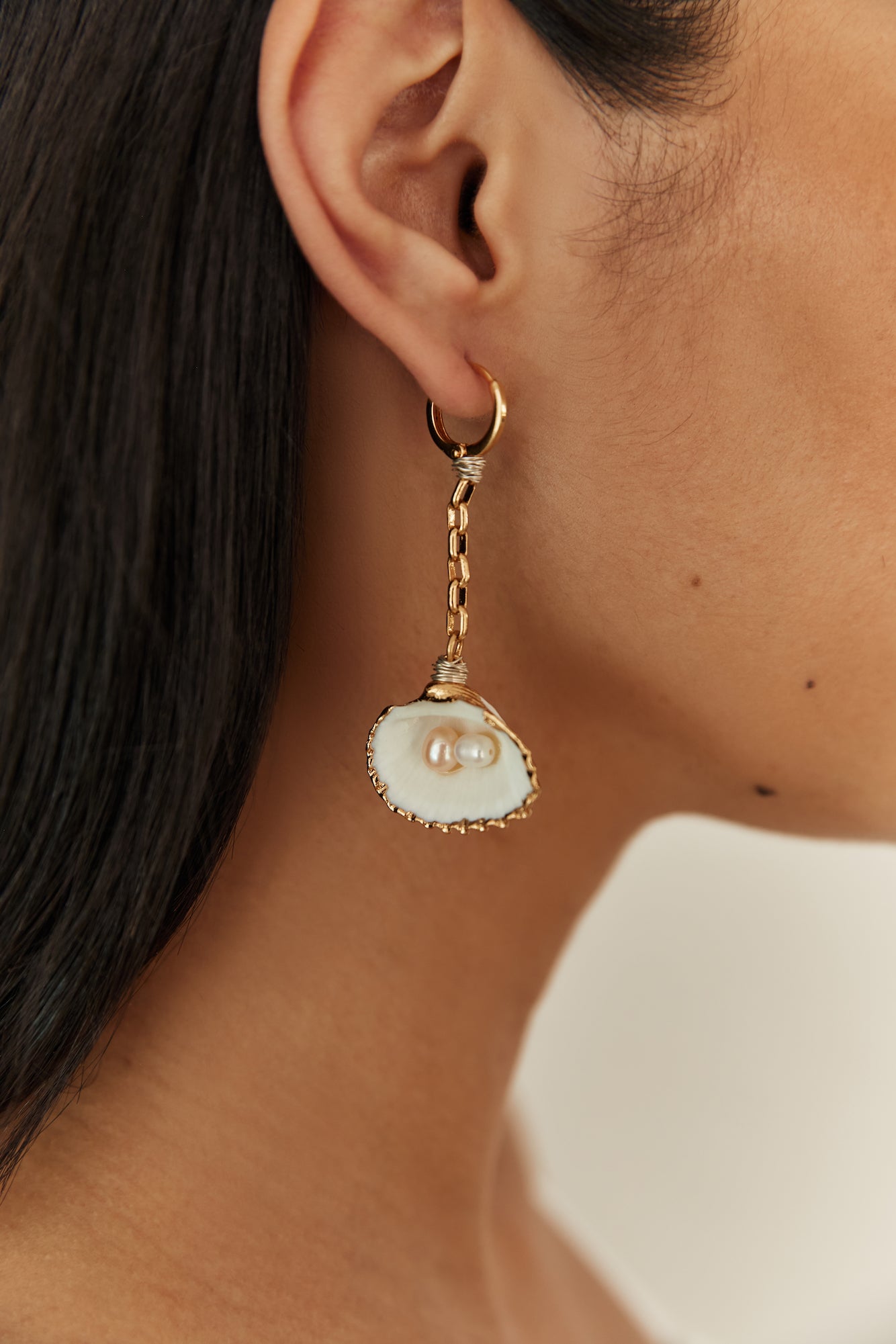 18k Gold Plated Hidden Meaning Earrings Gold-Seaa Fashion