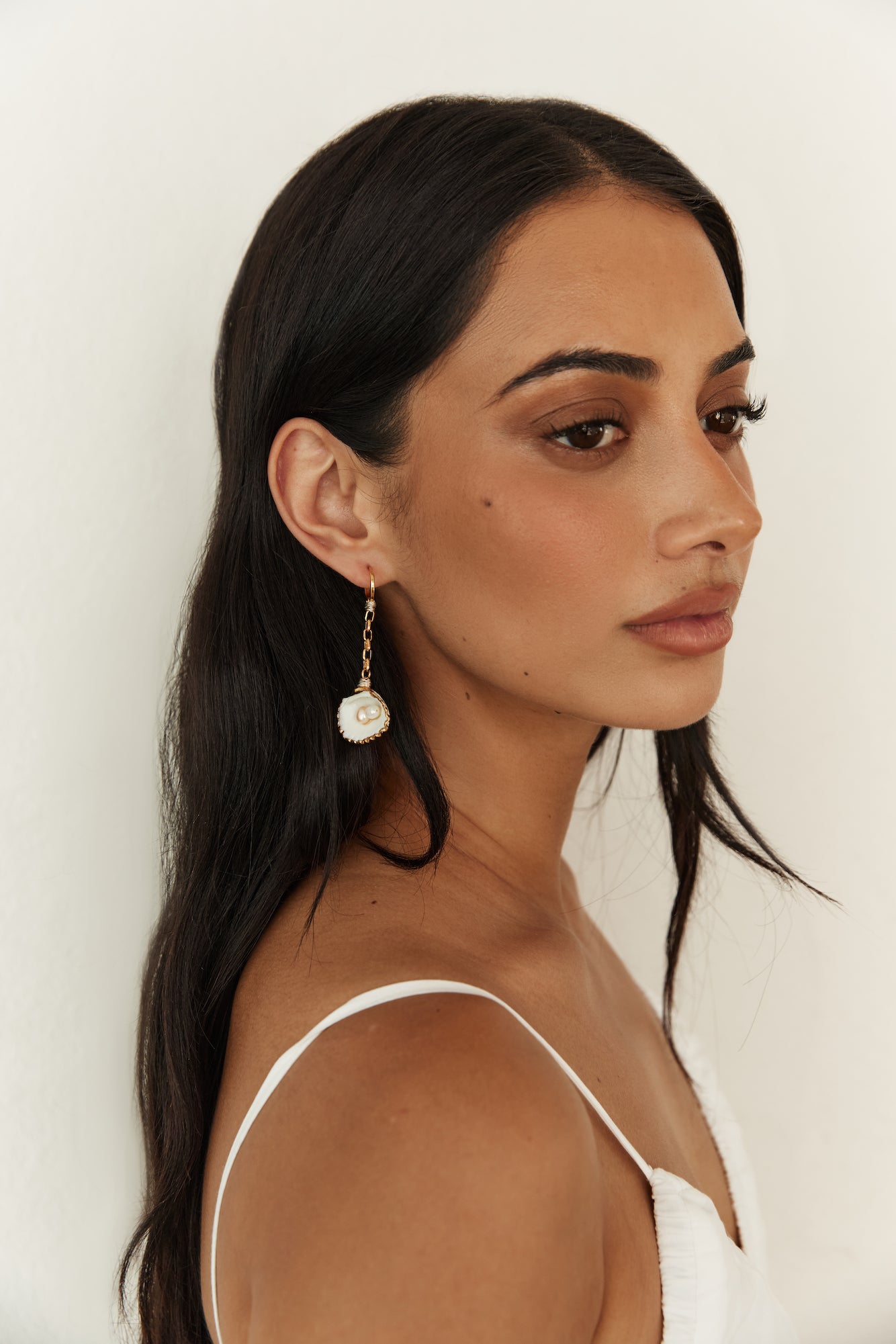 18k Gold Plated Hidden Meaning Earrings Gold-Seaa Fashion