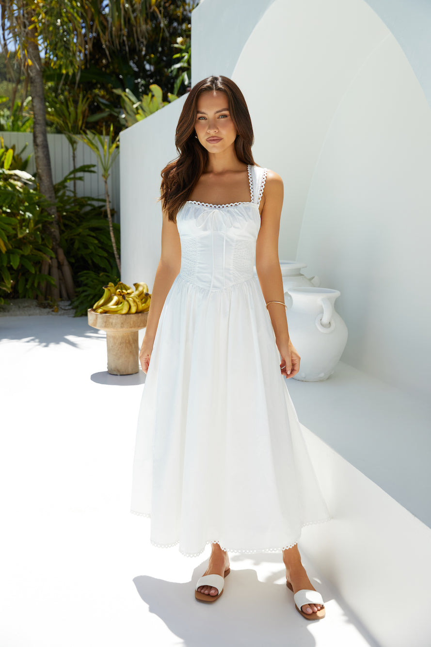 Wandering Soul Maxi Dress White-Seaa Fashion