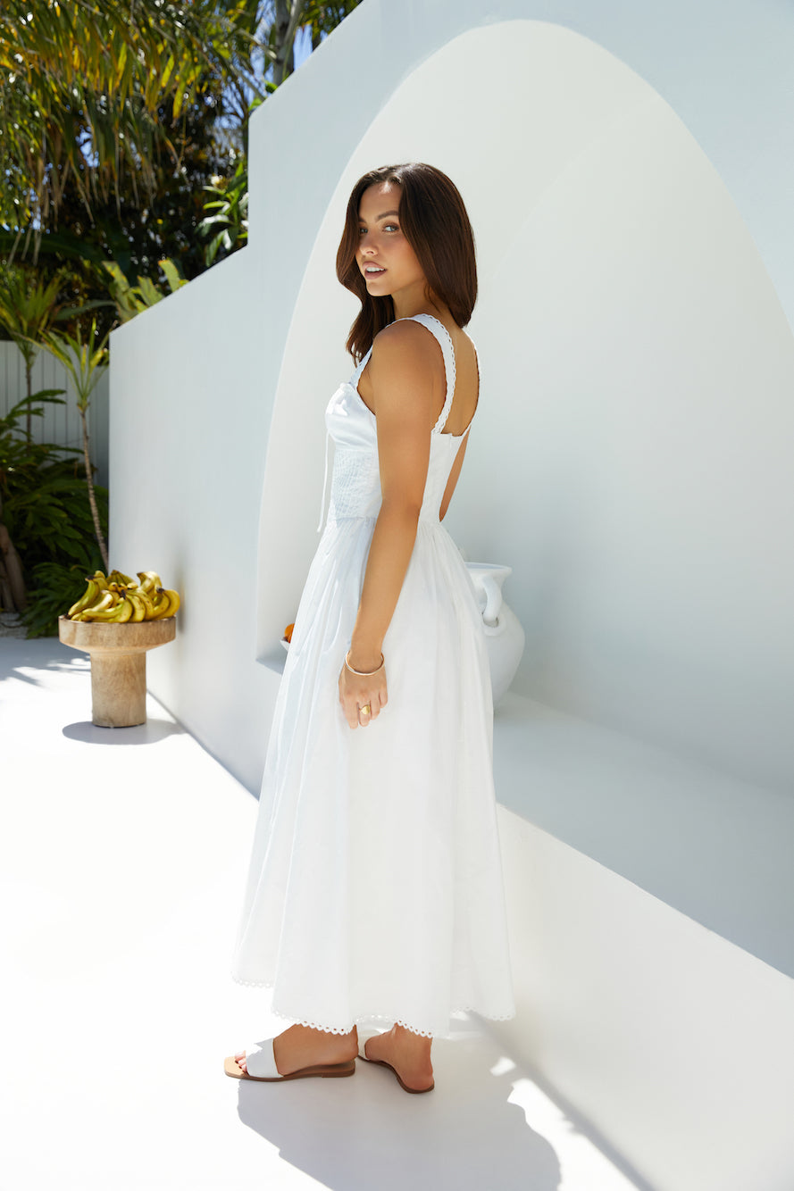 Wandering Soul Maxi Dress White-Seaa Fashion