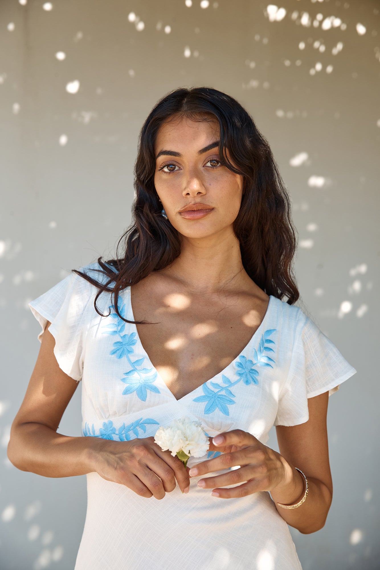 Sweetest Dreams Linen Maxi Dress White-Seaa Fashion