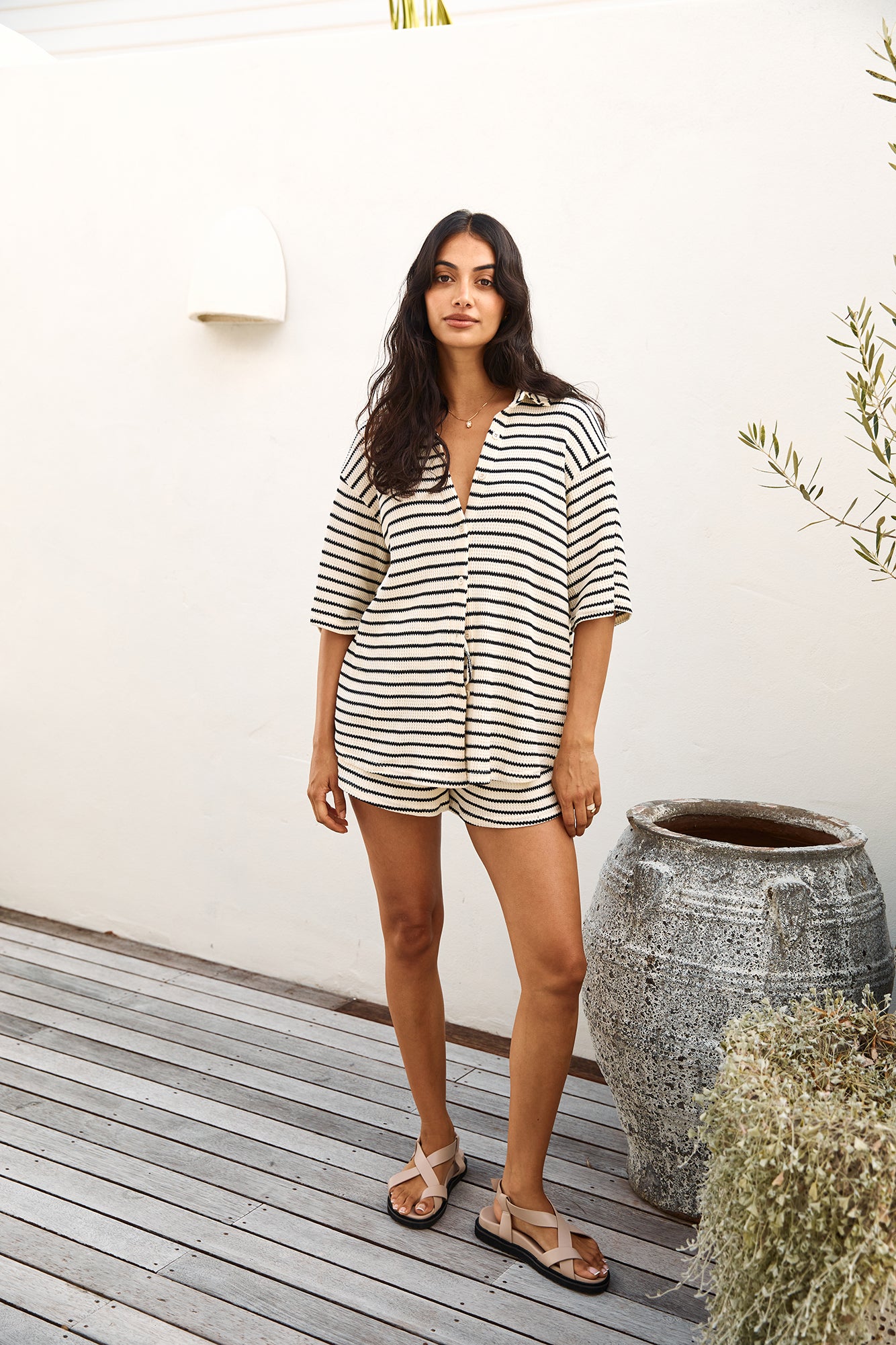 Coastal Voyages Set Beige-Seaa Fashion