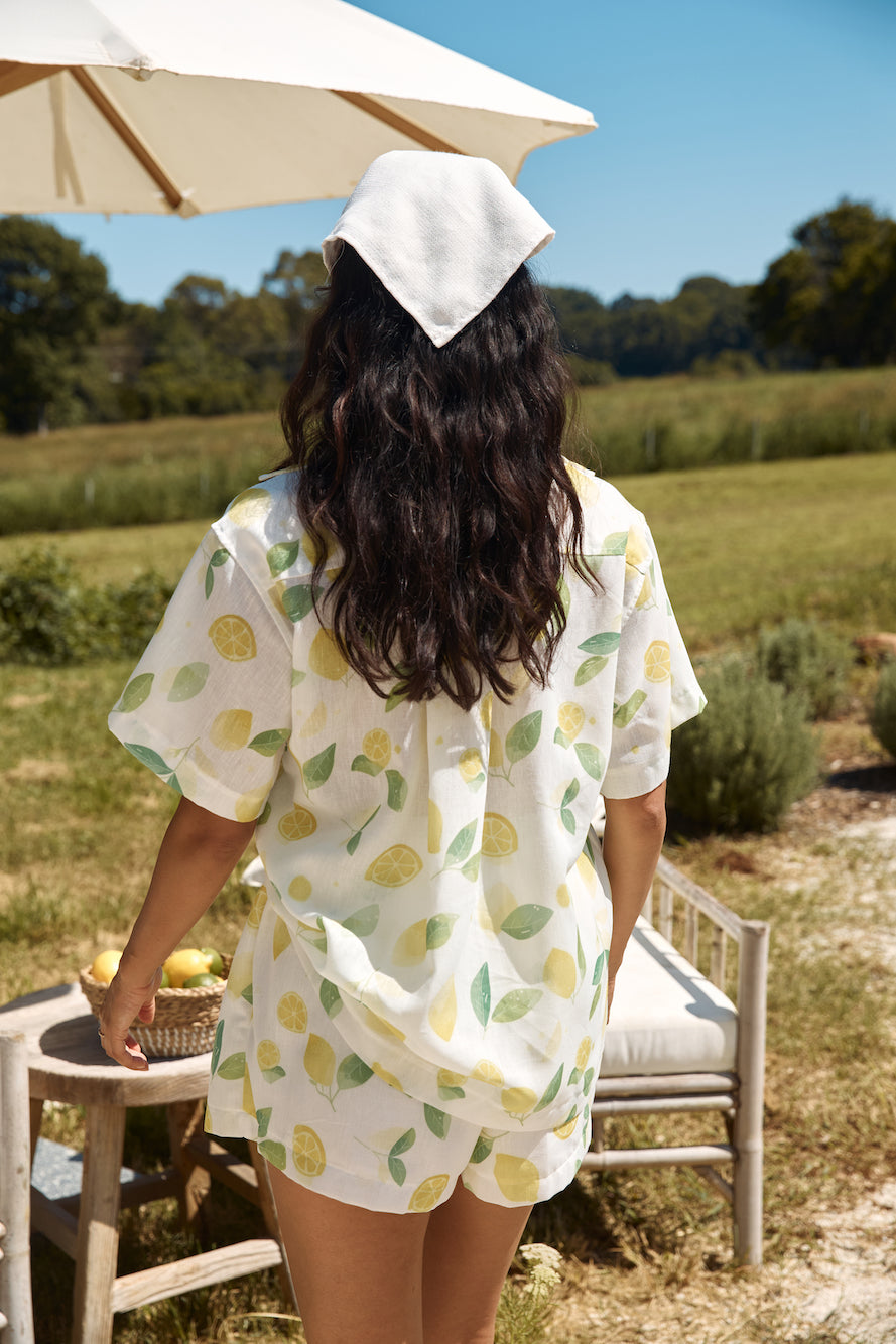 Amaretto Sour Set Yellow-Seaa Fashion