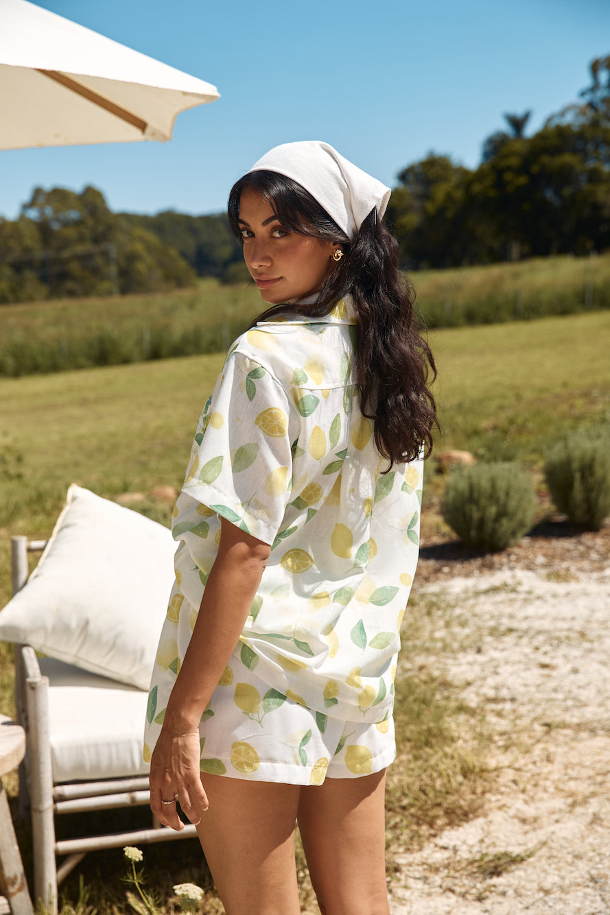 Amaretto Sour Set Yellow-Seaa Fashion