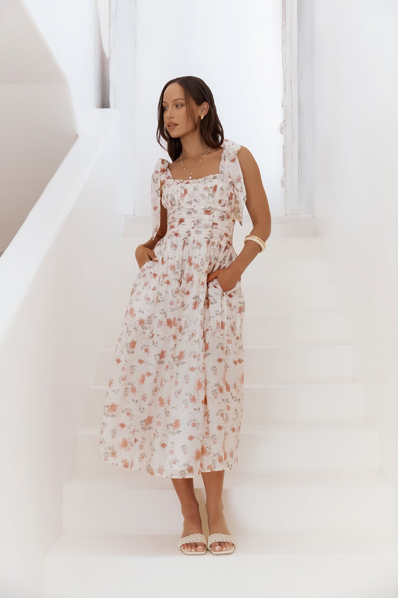 Carmelita Maxi Dress Pink-Seaa Fashion