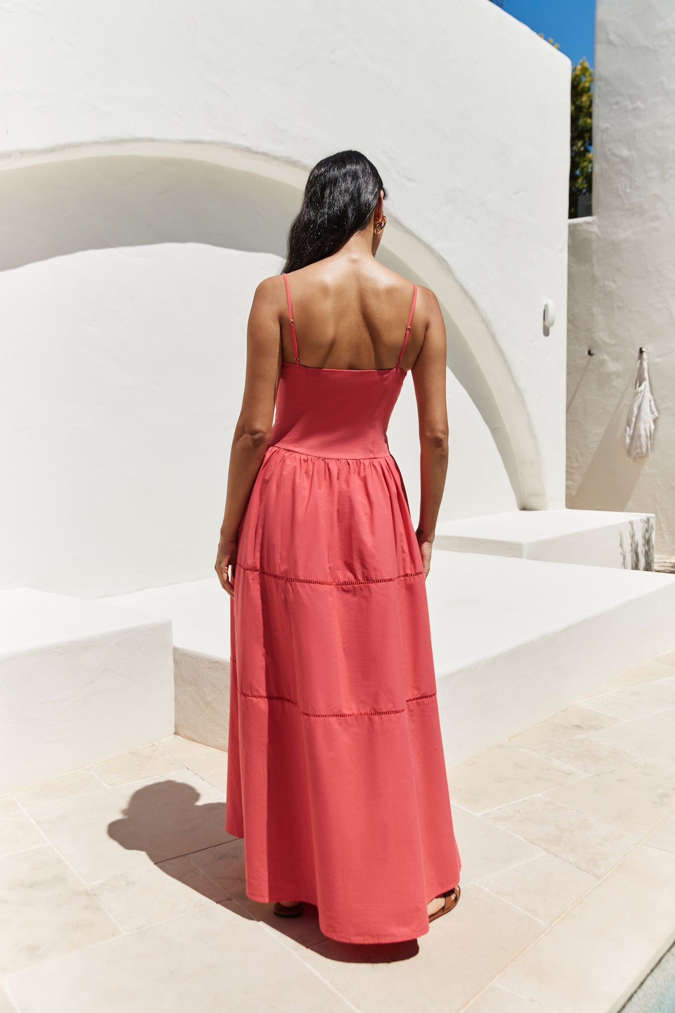 Mandy More Maxi Dress Red-Seaa Fashion