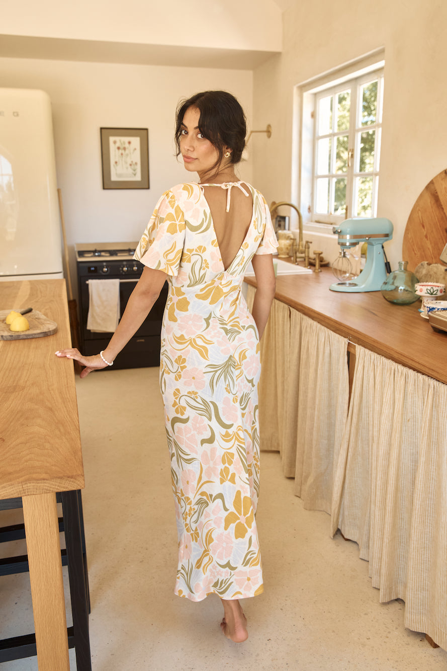 Lights On Midi Dress Multi-Seaa Fashion