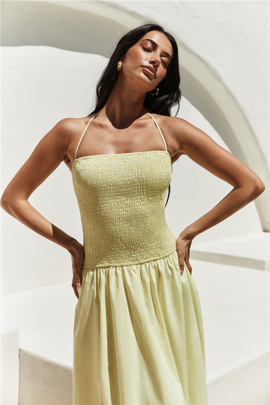 Blessed Destiny Maxi Dress Yellow-Seaa Fashion