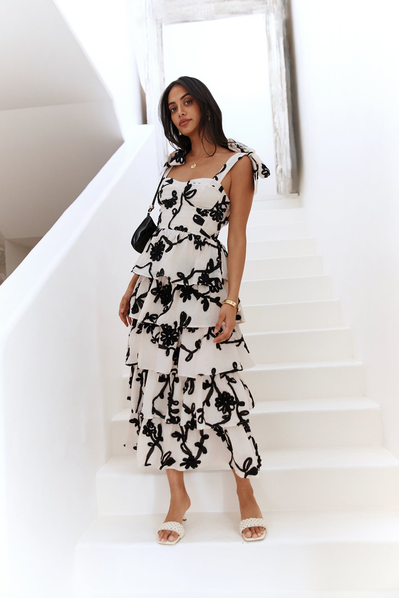 Beauty Of You Maxi Dress Beige-Seaa Fashion