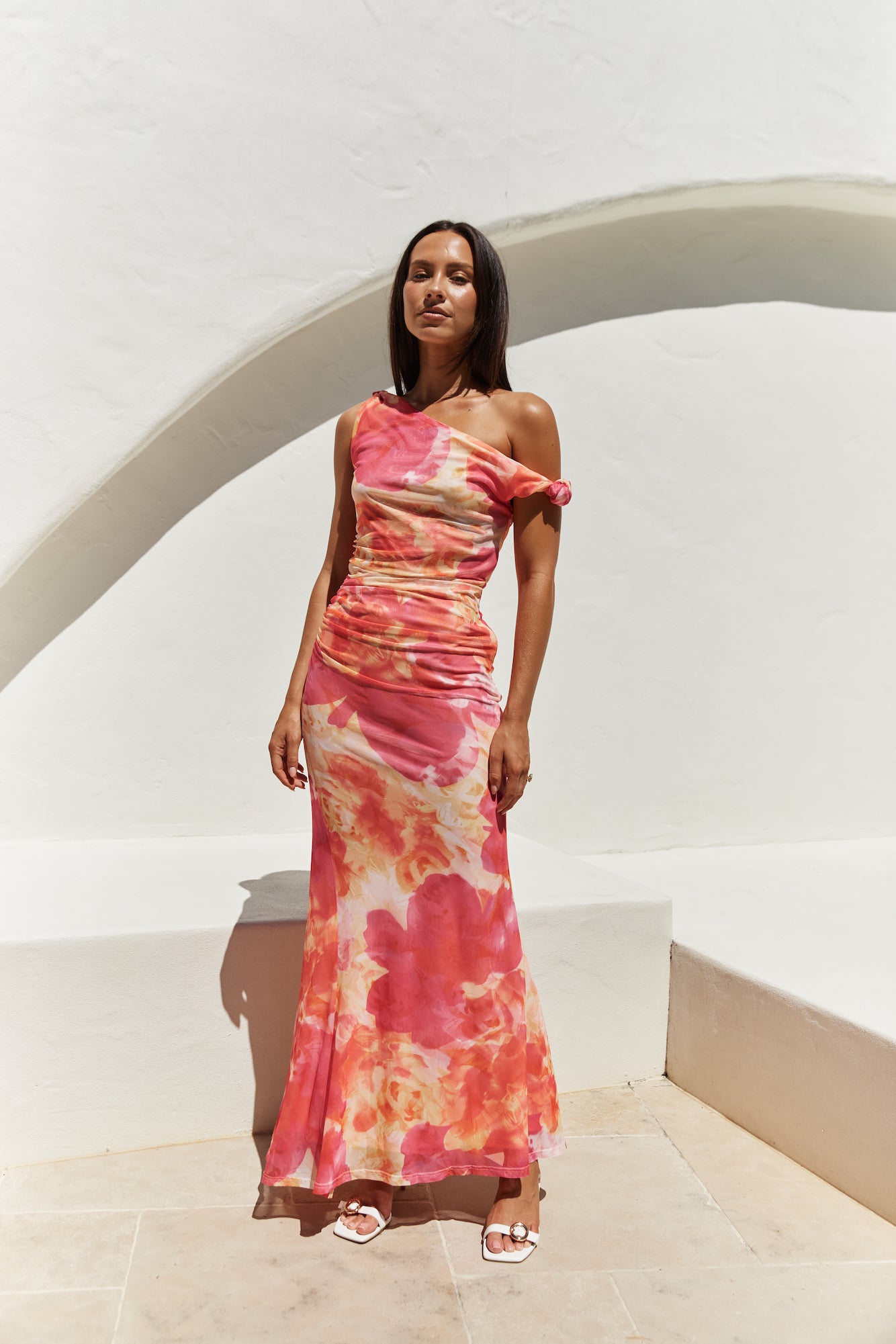 Mimosa Moment Maxi Dress Pink-Seaa Fashion