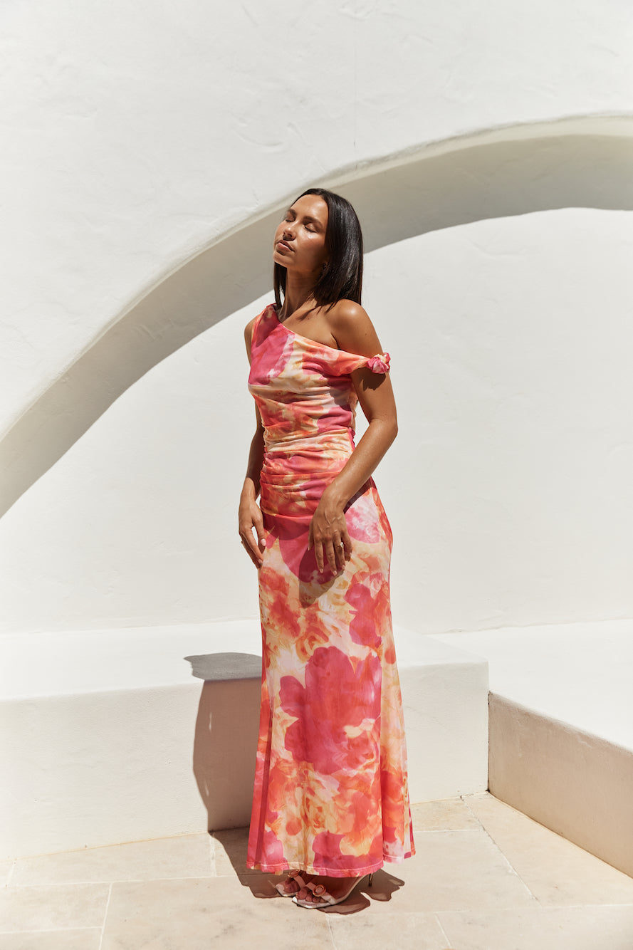 Mimosa Moment Maxi Dress Pink-Seaa Fashion