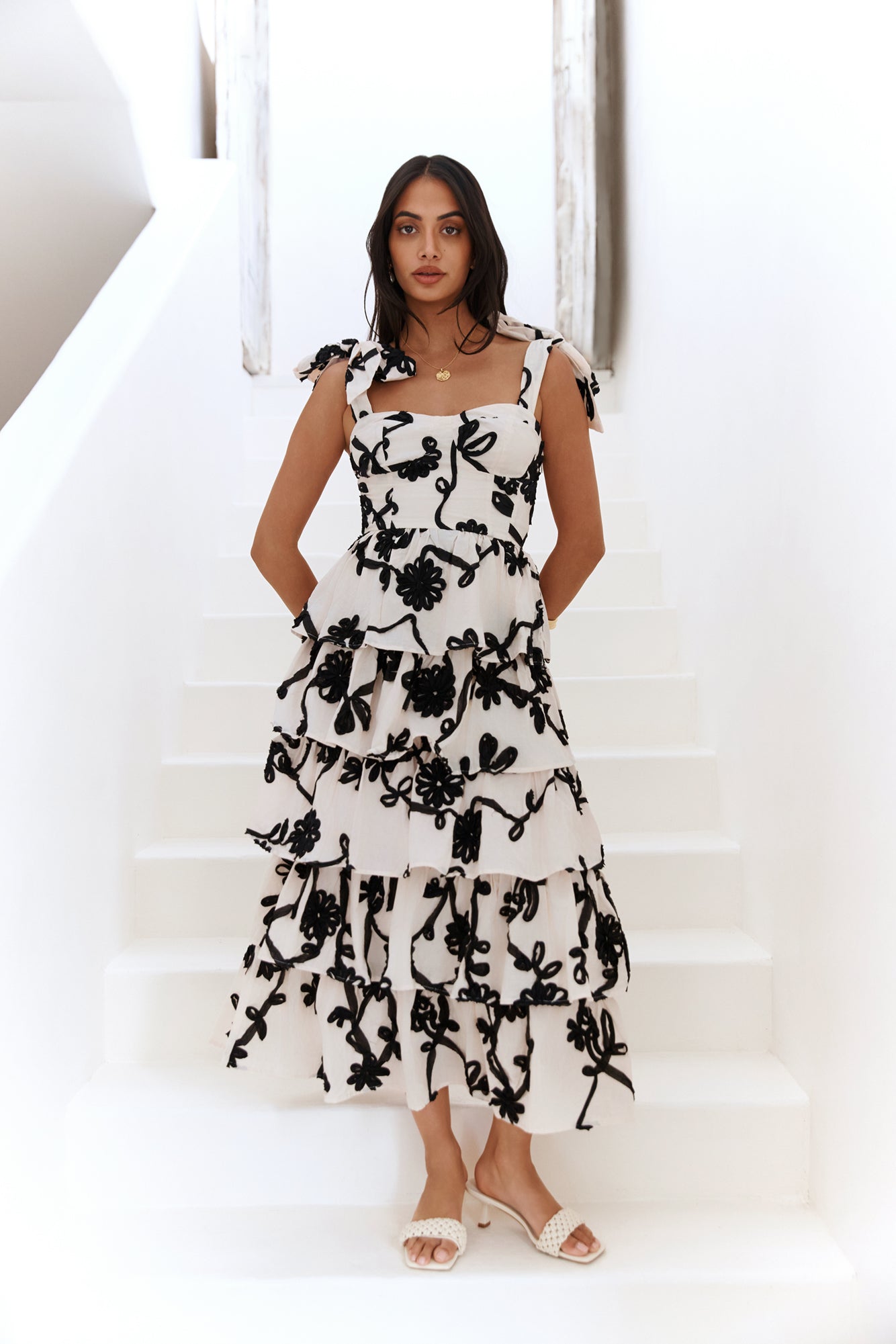 Beauty Of You Maxi Dress Beige-Seaa Fashion