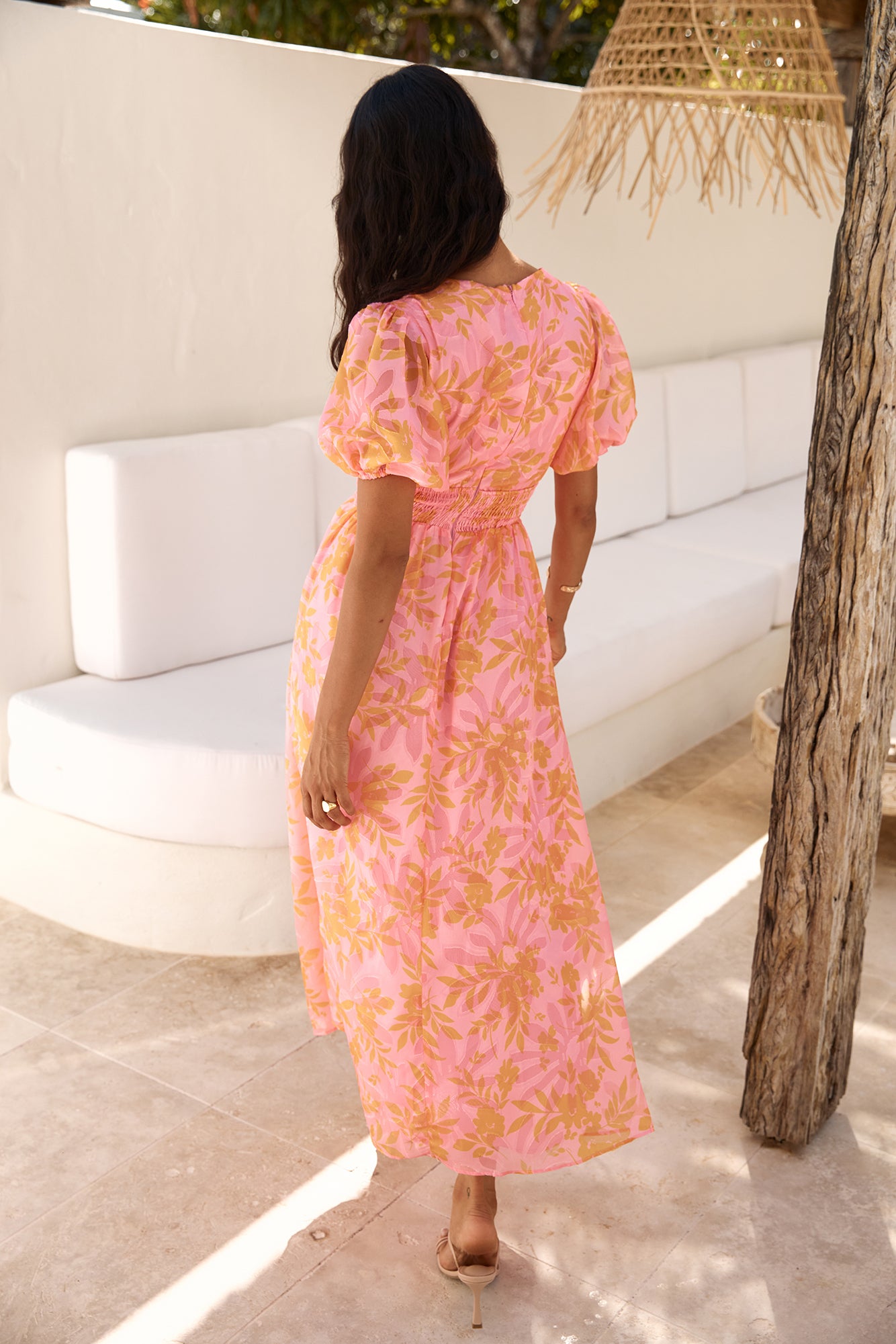 Best Wishes Maxi Dress Pink-Seaa Fashion
