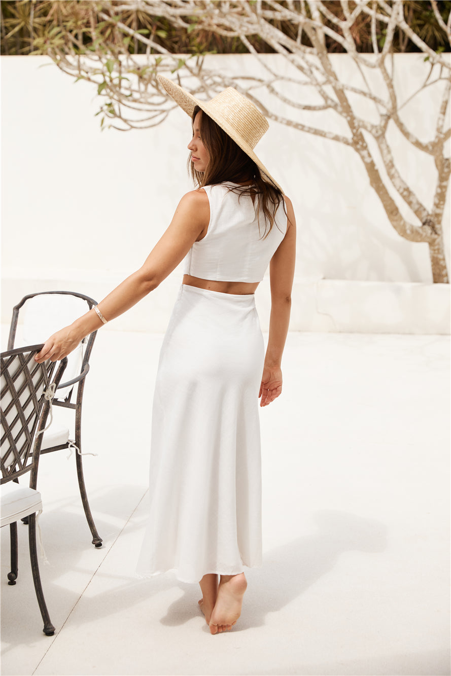 Fluttering Hearts Maxi Dress White-Seaa Fashion