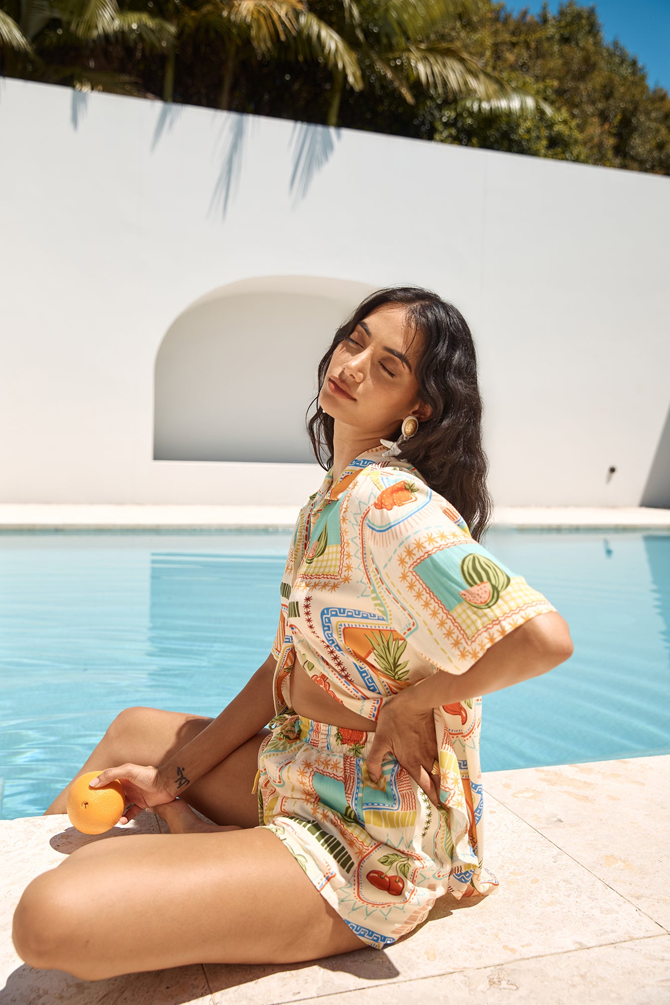 SEVEN WONDERS Agata Shirt Agata Print-Seaa Fashion