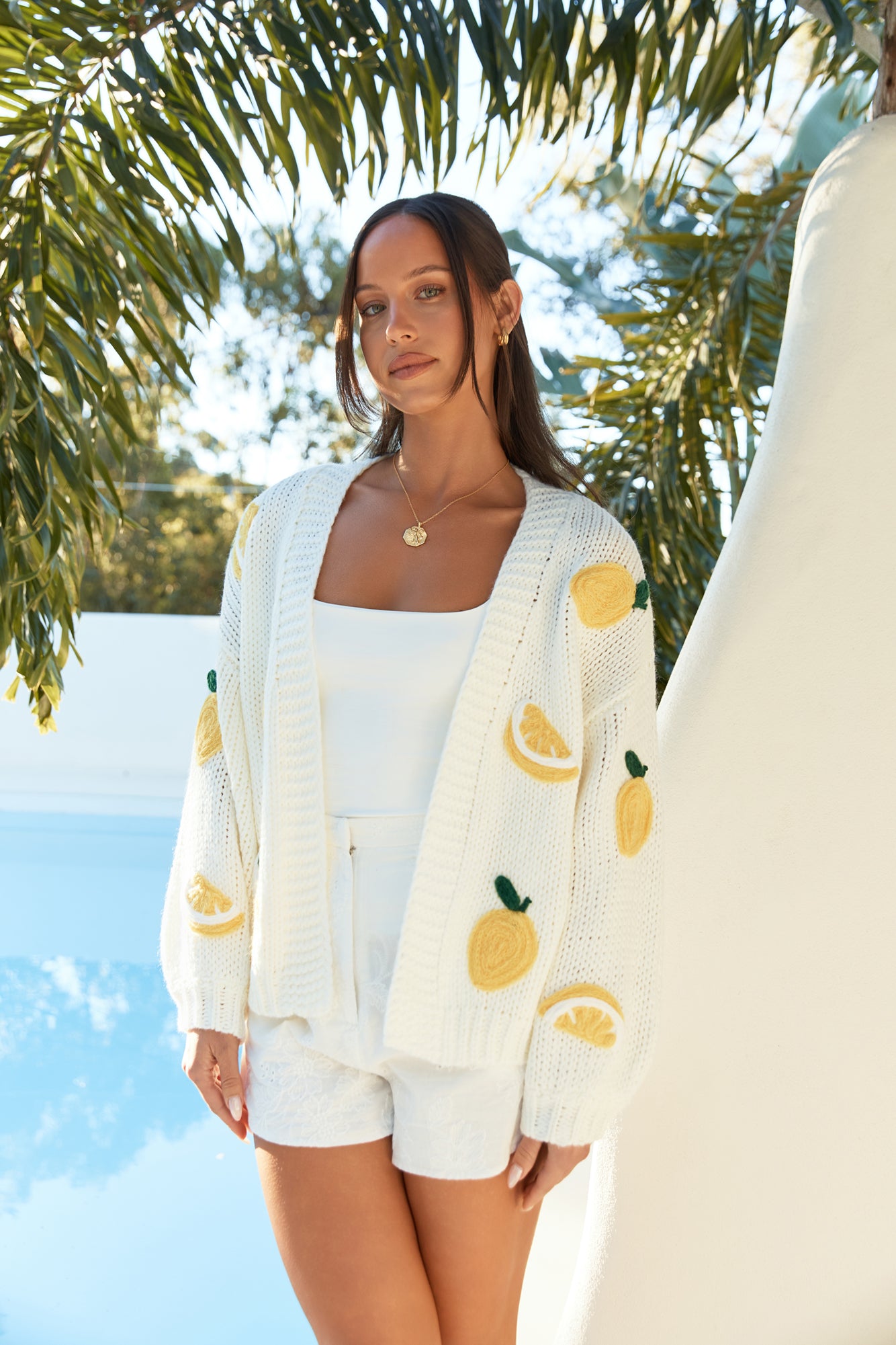 Lemonade Spritz Cardigan Yellow-Seaa Fashion