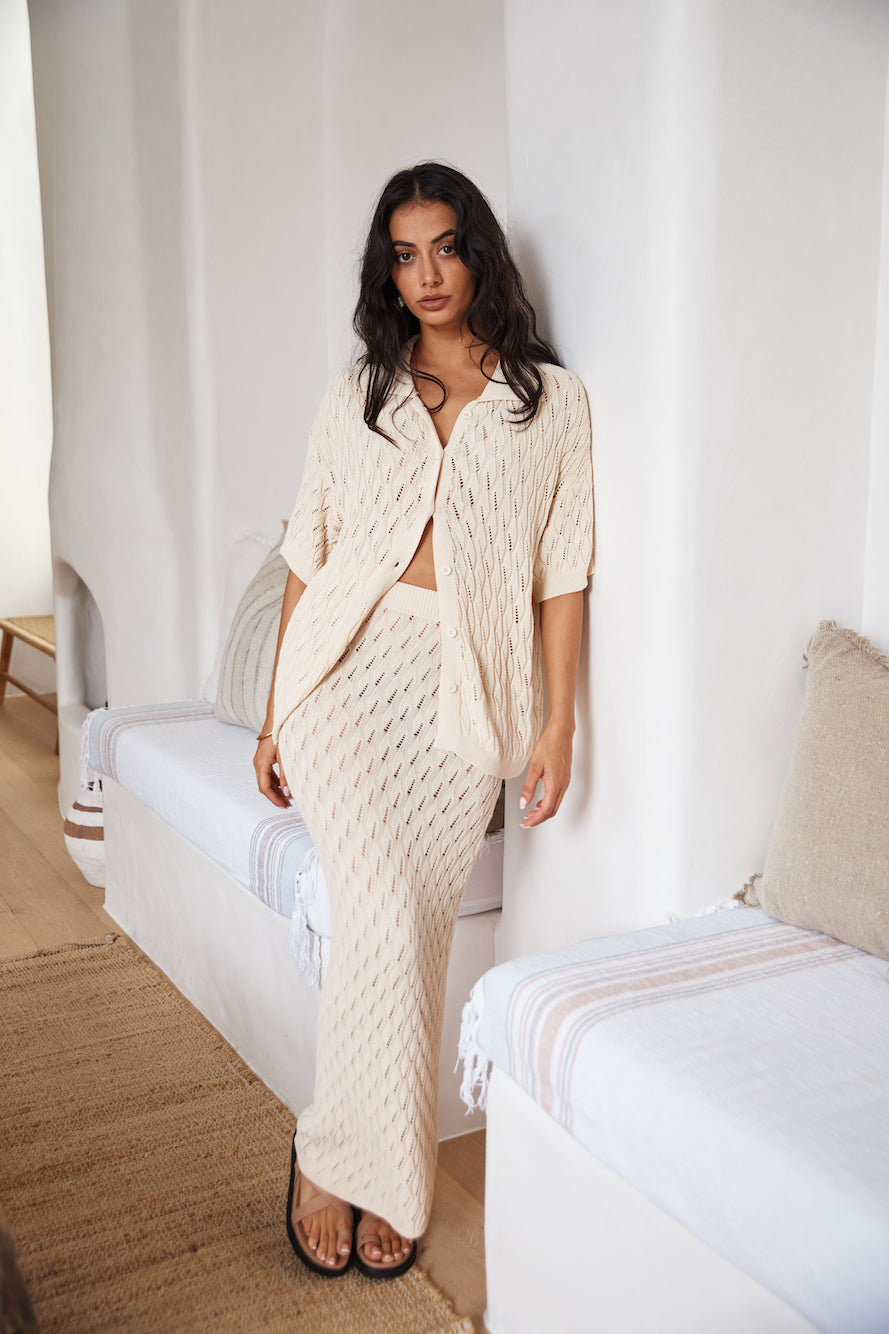 SNDYS Claire Top Sand-Seaa Fashion