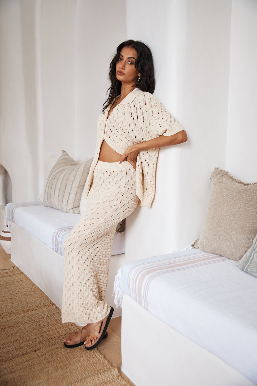 SNDYS Claire Top Sand-Seaa Fashion