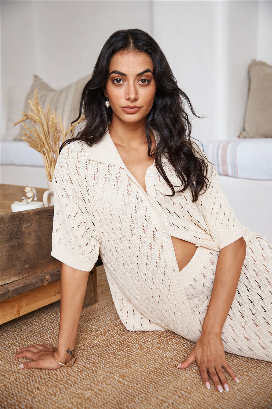 SNDYS Claire Top Sand-Seaa Fashion