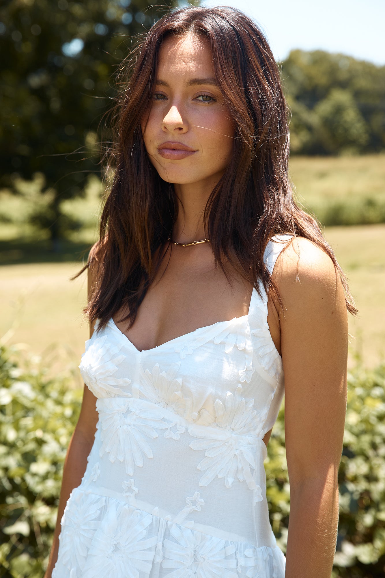 Porcelain Princess Maxi Dress White-Seaa Fashion