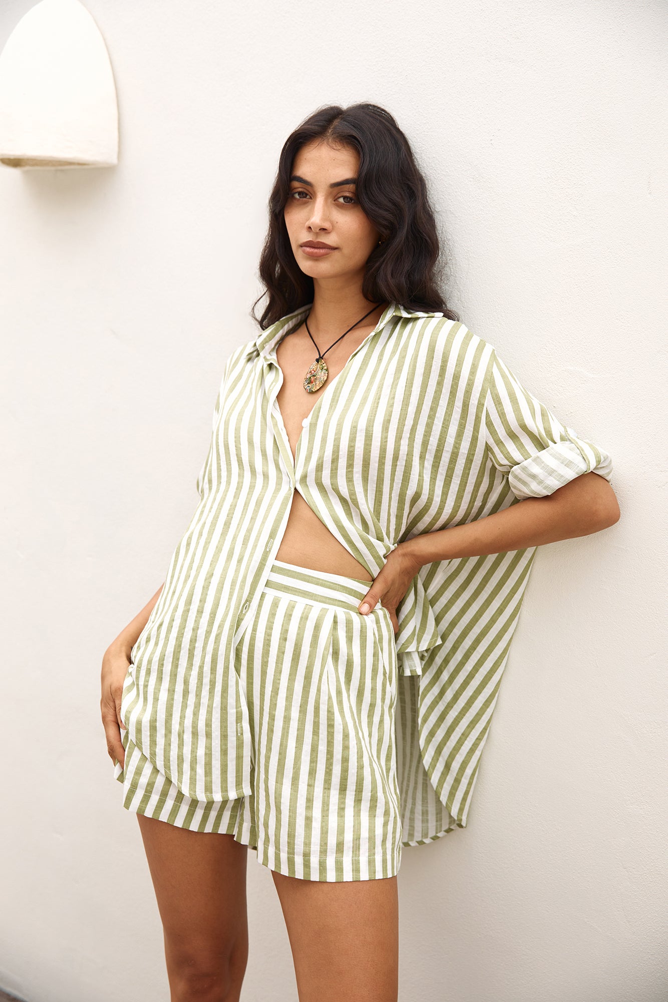 Portugal Paradise Short Sage-Seaa Fashion