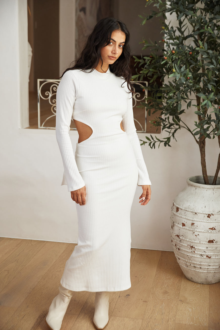 Sun-kissed Feeling Maxi Dress White-Seaa Fashion