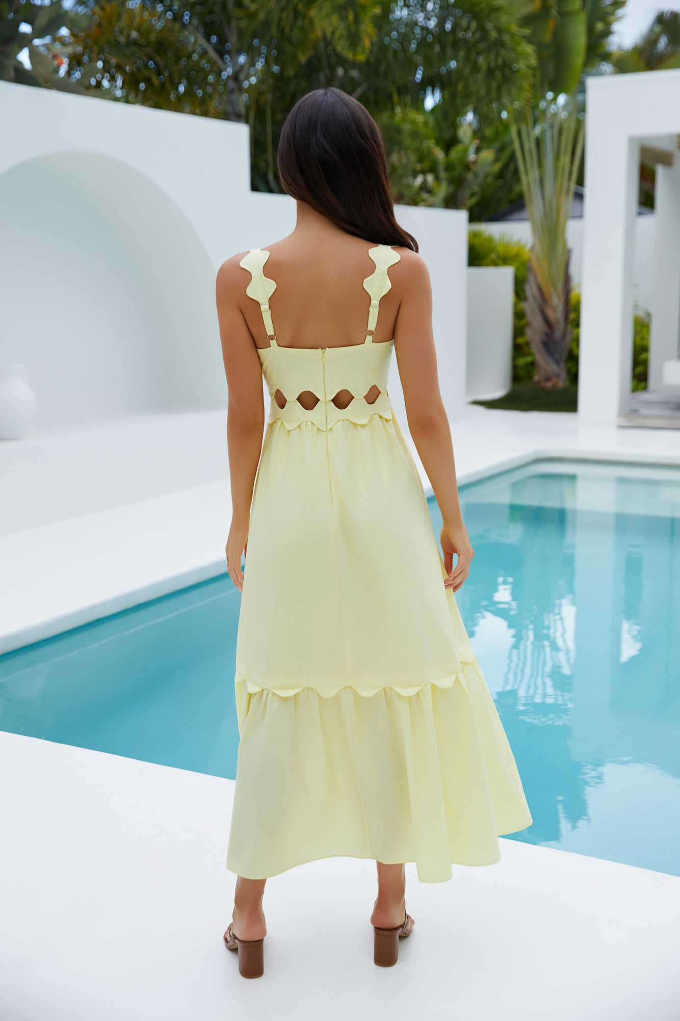 Mireille May Maxi Dress Yellow-Seaa Fashion