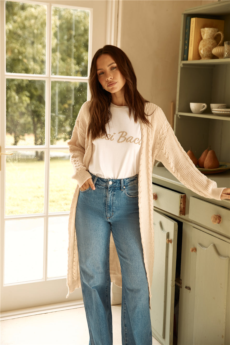 All I Needed Cardigan Cream-Seaa Fashion