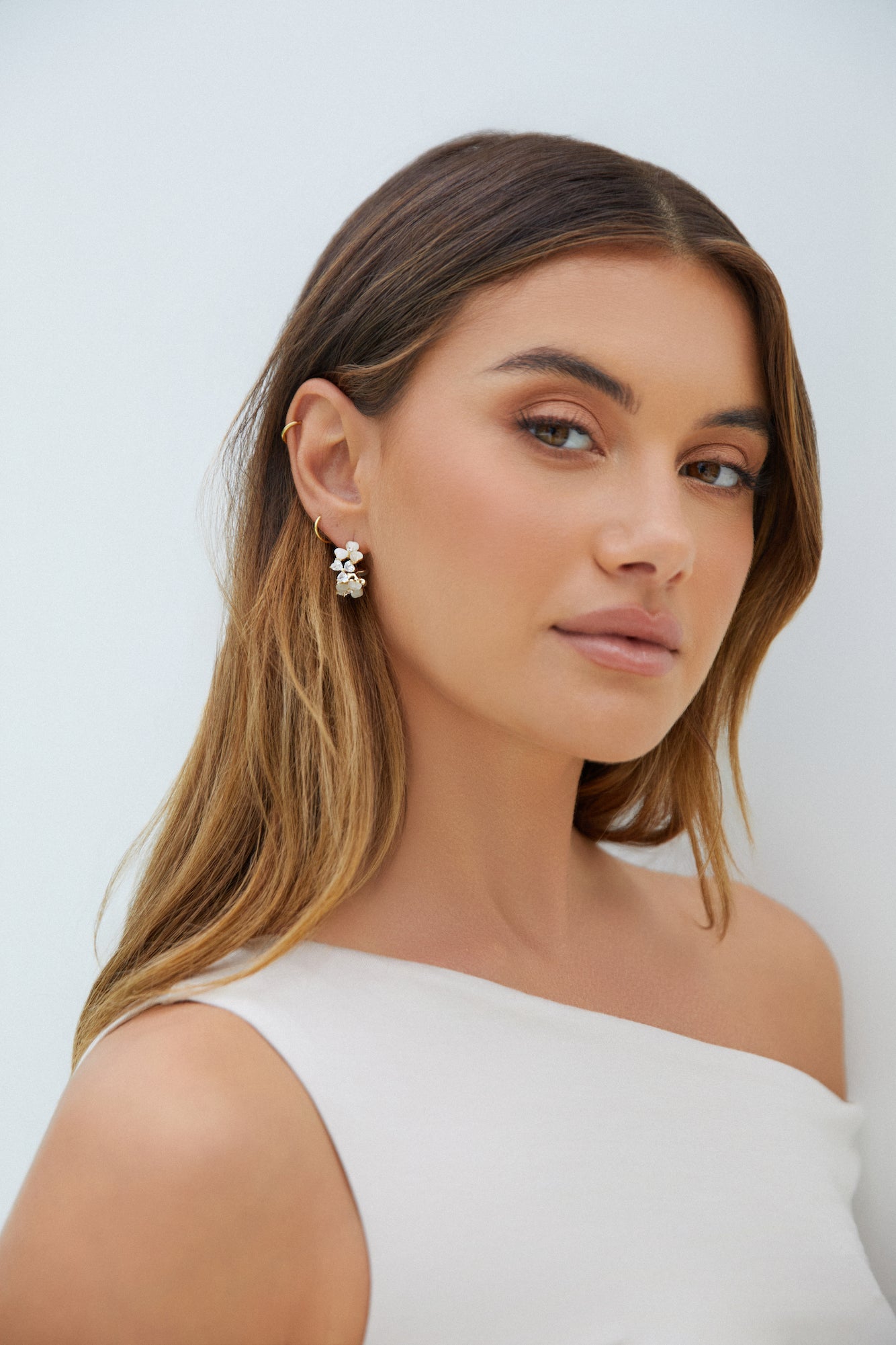 18k Gold Plated Sandy Escape Earrings Gold-Seaa Fashion