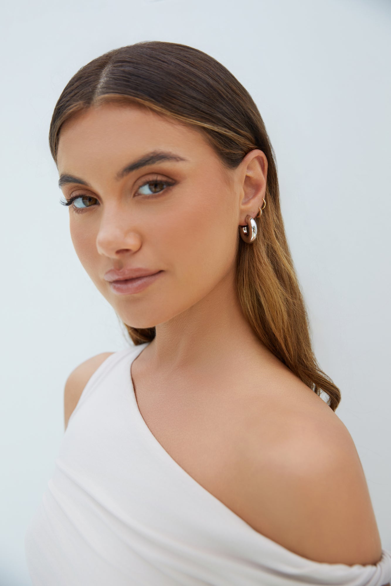 Moonlit Skies Earrings Silver-Seaa Fashion