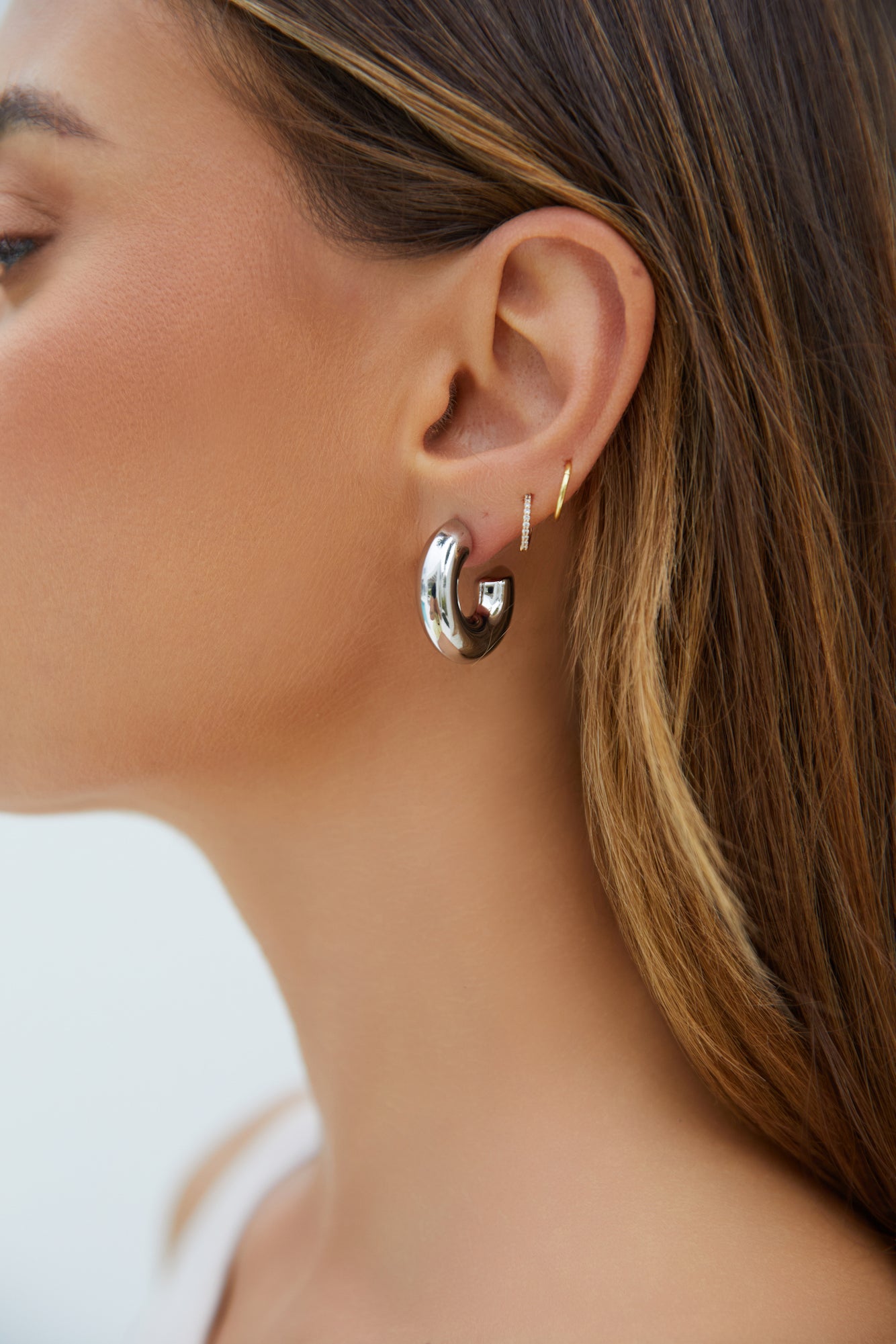 Moonlit Skies Earrings Silver-Seaa Fashion