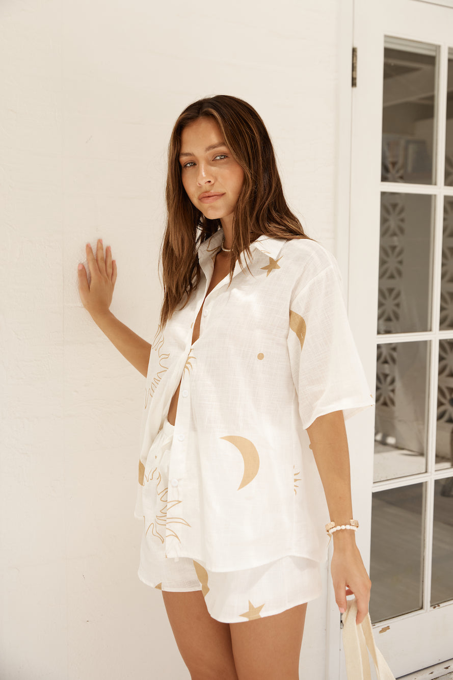 Hazy Daydream Set Beige-Seaa Fashion