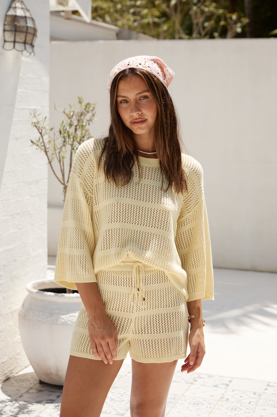 SEVEN WONDERS Samia Top Lemon-Seaa Fashion