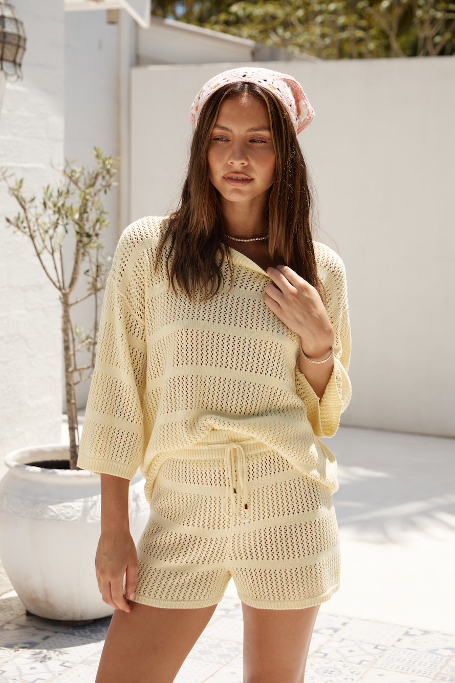 SEVEN WONDERS Samia Top Lemon-Seaa Fashion