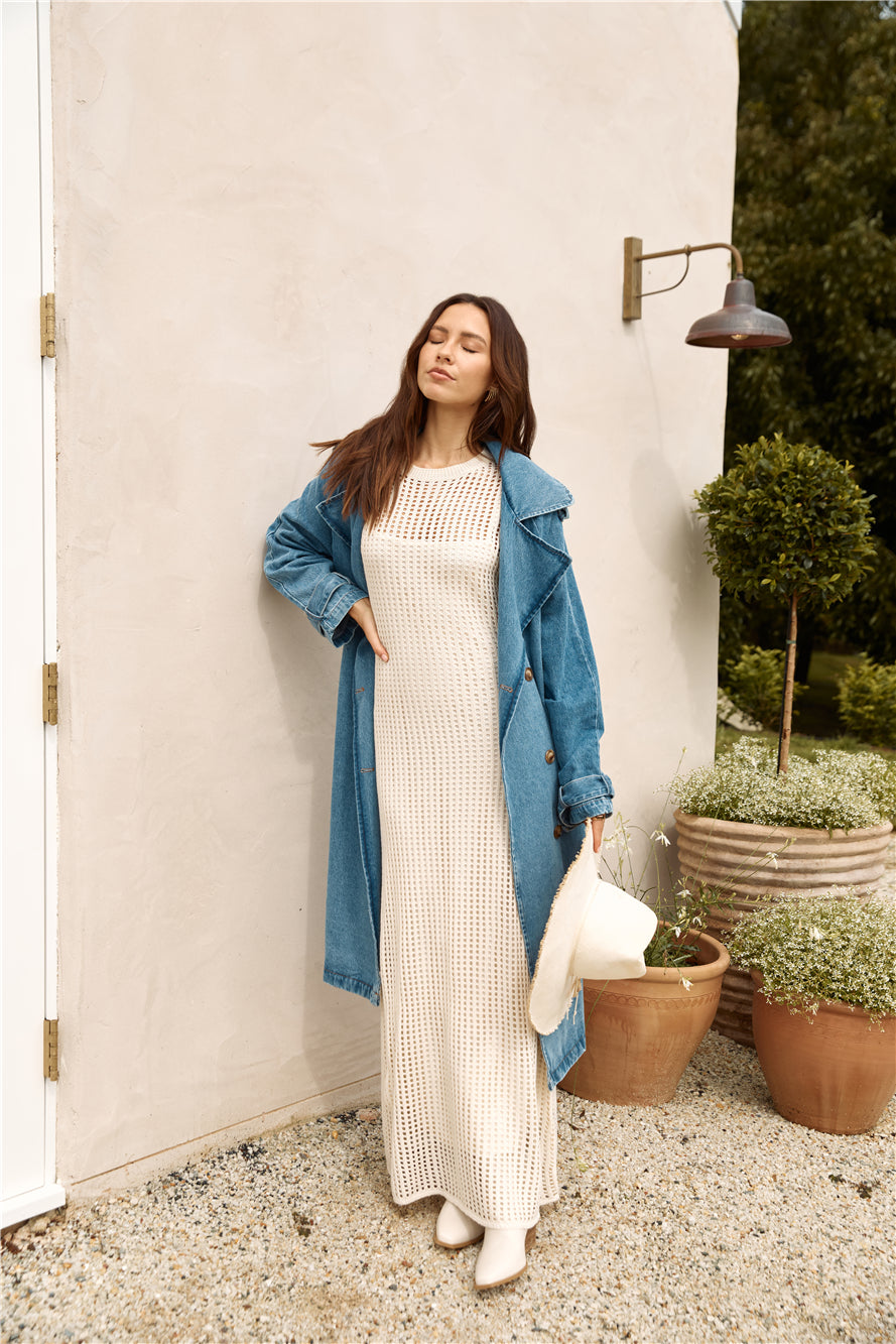 Tell The World Jacket Denim-Seaa Fashion