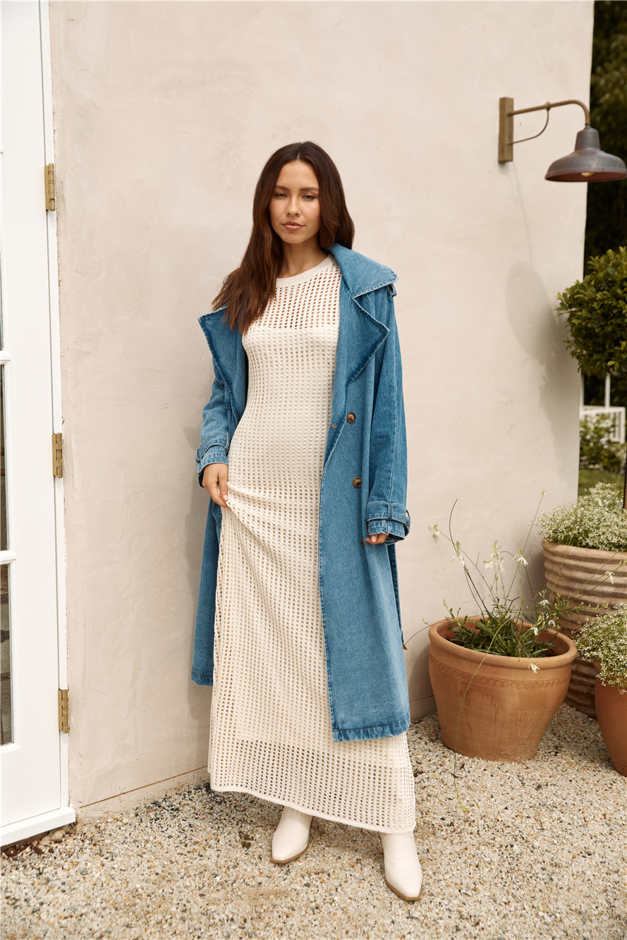 Tell The World Jacket Denim-Seaa Fashion