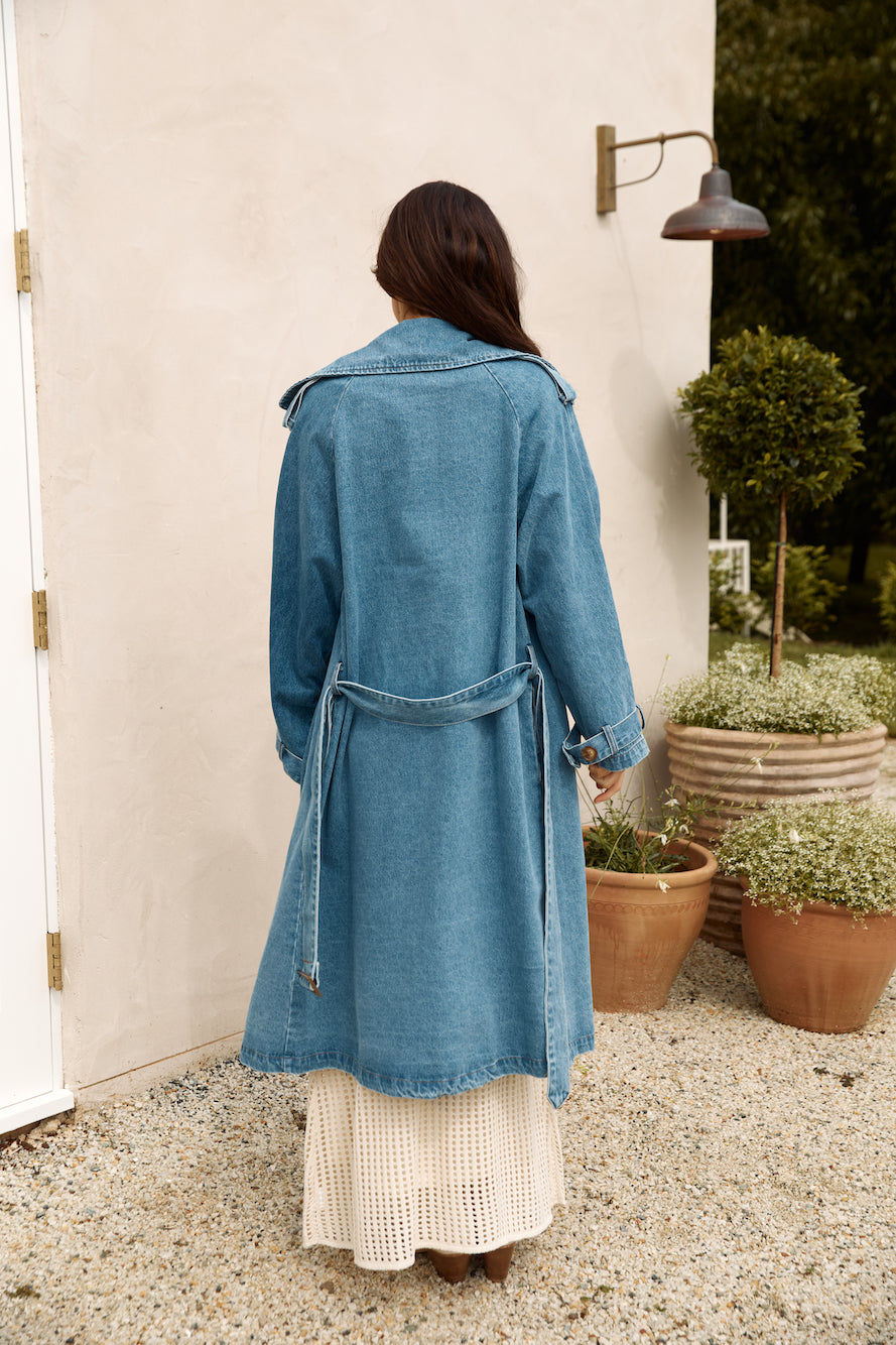 Tell The World Jacket Denim-Seaa Fashion