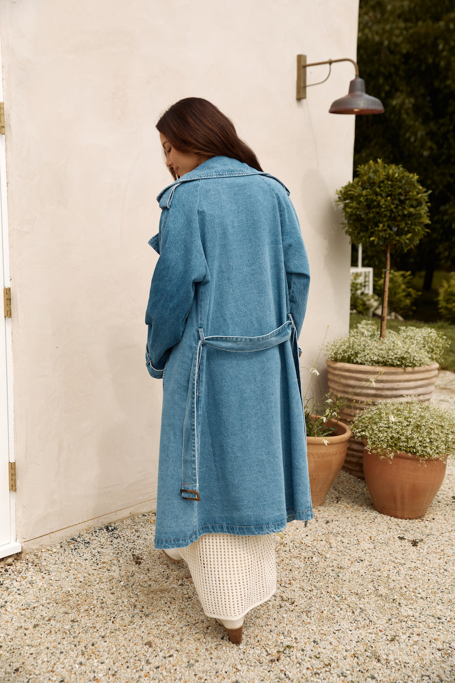 Tell The World Jacket Denim-Seaa Fashion