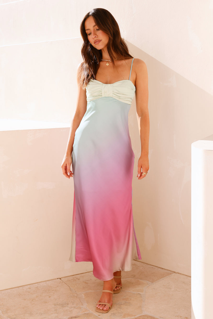 Seasons Change Maxi Dress Multi-Seaa Fashion