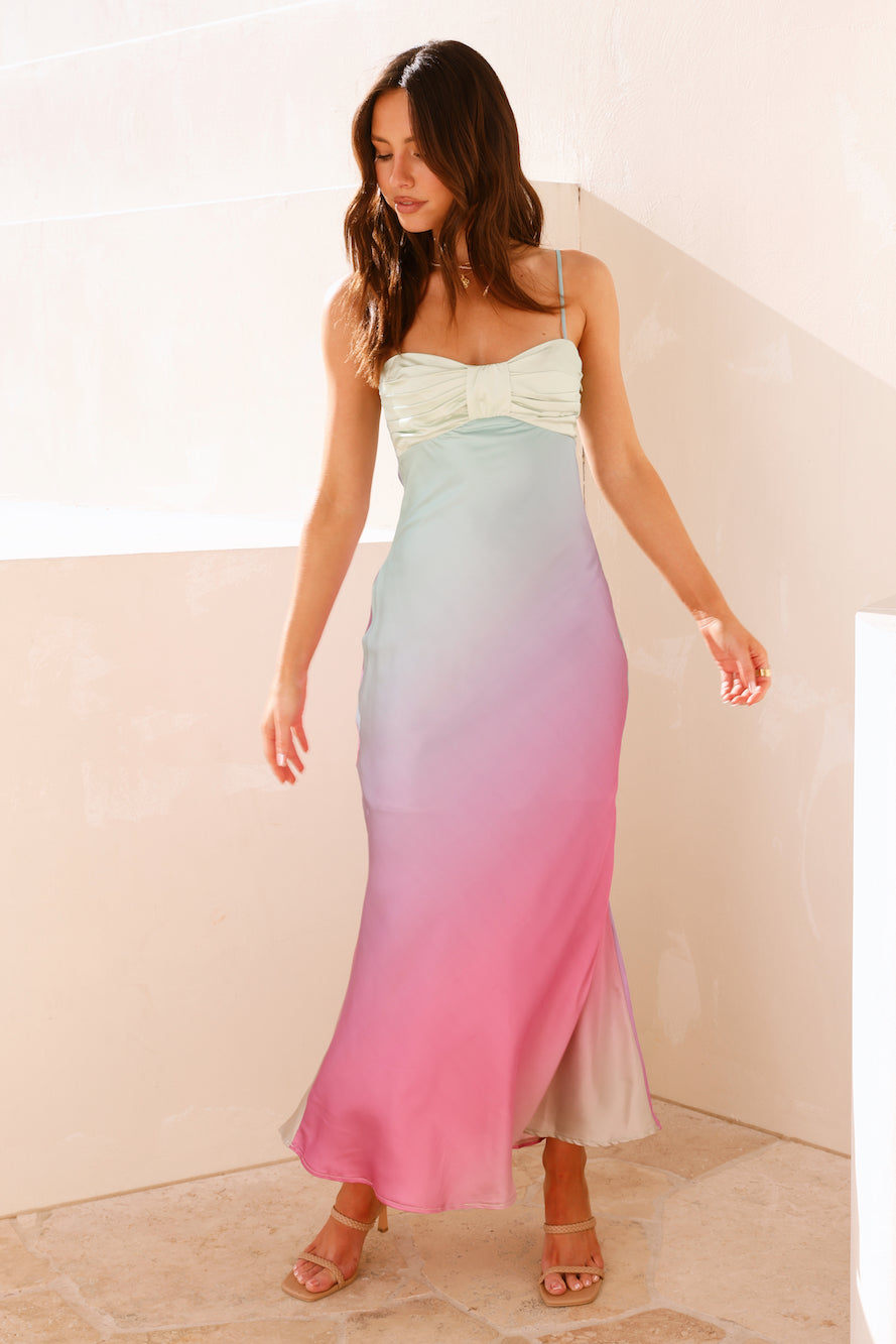 Seasons Change Maxi Dress Multi-Seaa Fashion