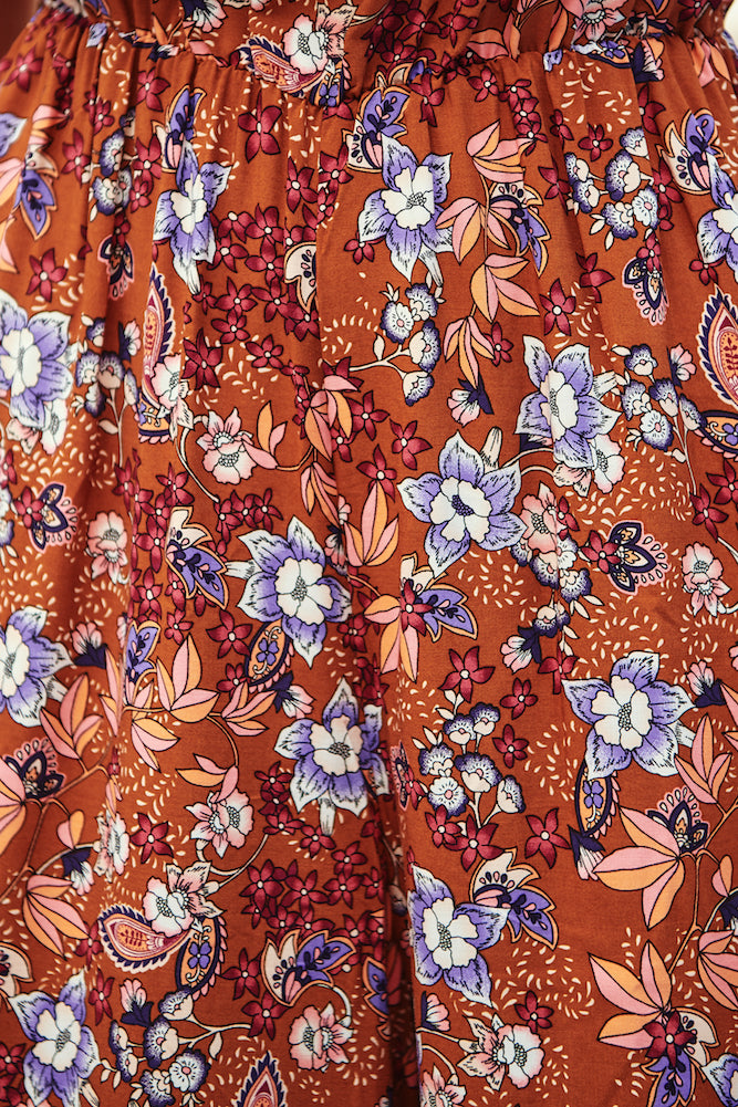 Antilla Jumpsuit Brown-Seaa Fashion