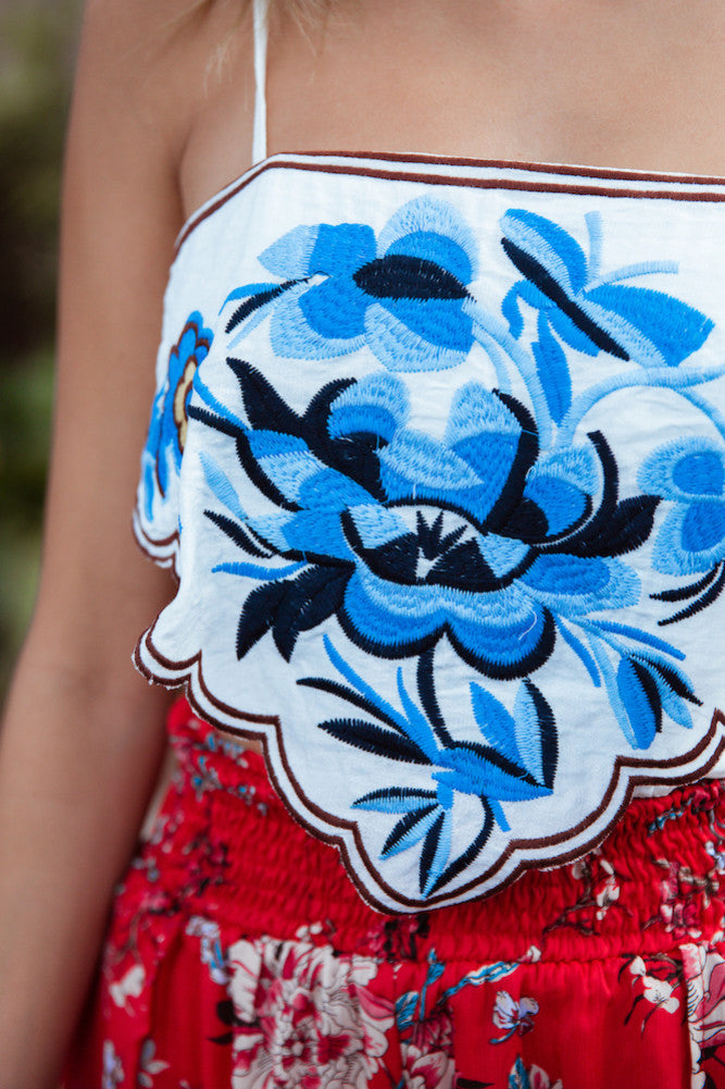 Wilder Mind Crop Top White-Seaa Fashion