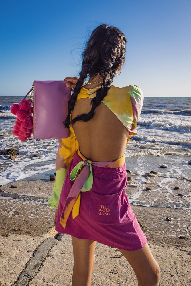 THE WOLF GANG Bedouin Clutch Grape-Seaa Fashion