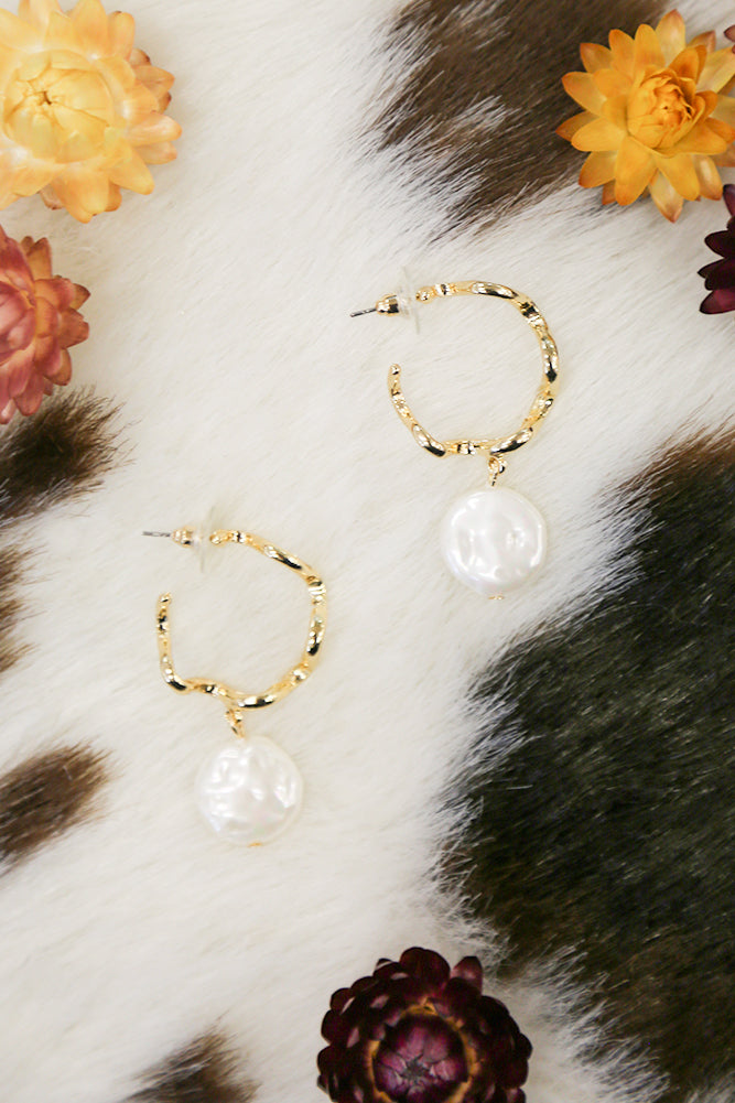 Atmosphere Earrings Gold-Seaa Fashion