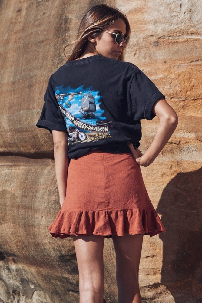 Valencia Skirt Rust-Seaa Fashion