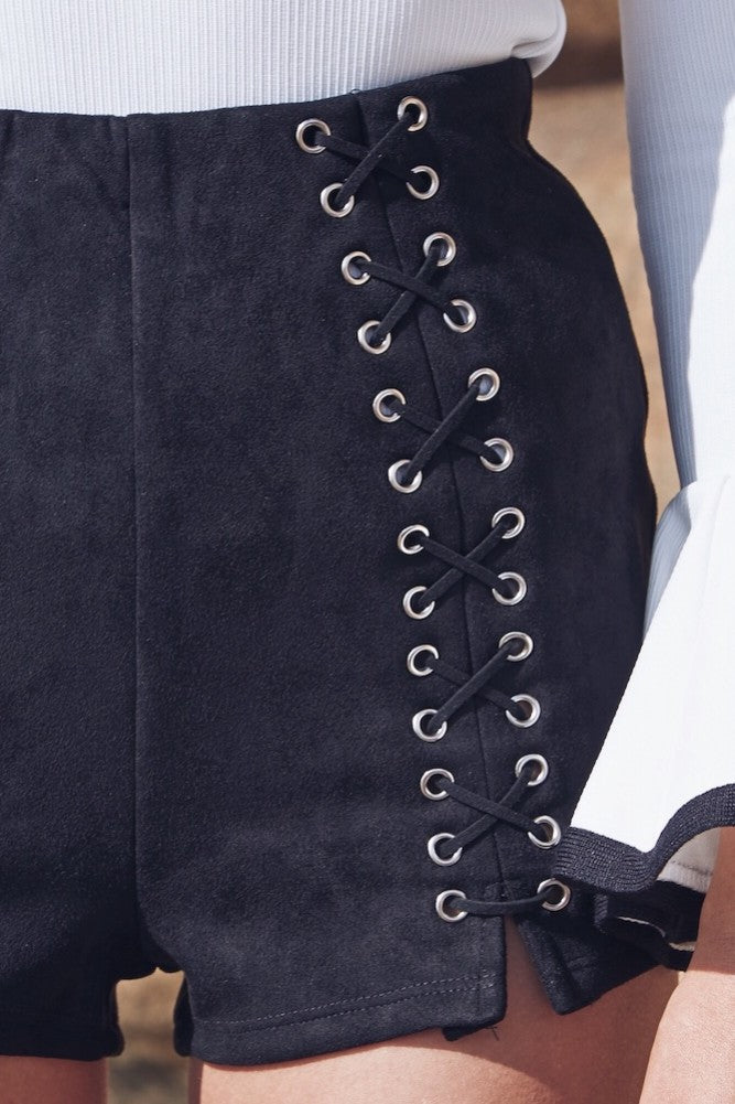 Louisiana Shorts Black-Seaa Fashion