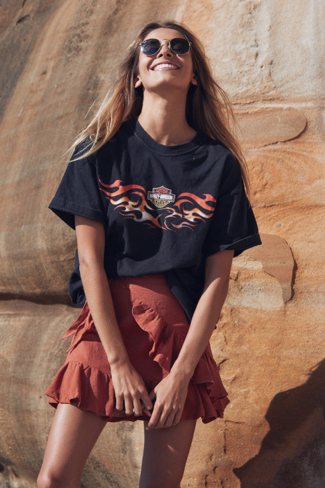 Valencia Skirt Rust-Seaa Fashion