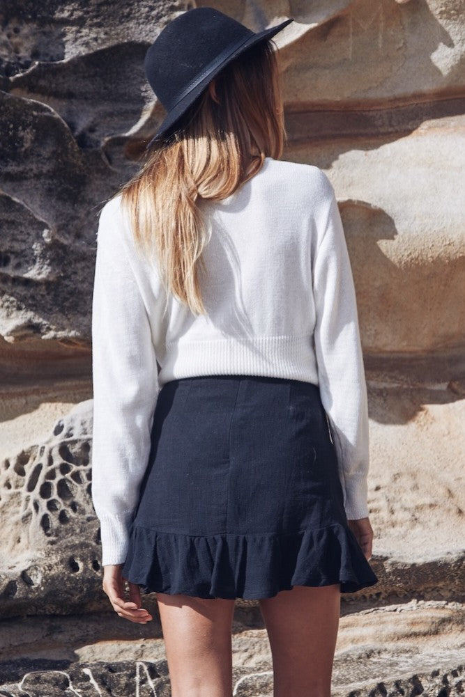 Valencia Skirt Black-Seaa Fashion